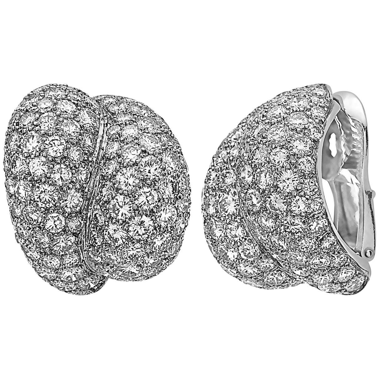 Emilio Jewelry Clip-On Diamond Earrings