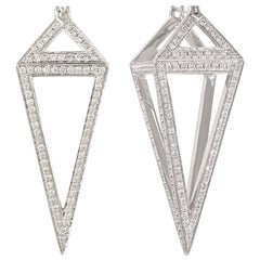 Geometry 101 Pendulum Dormeuse “3D” Earrings