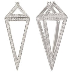 Geometry 101 Pendulum Dormeuse “3D” Earrings