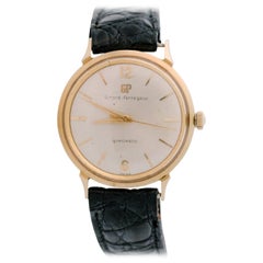 Vintage 1950s Girard Perregaux Gyromatic 14K Gold Wristwatch