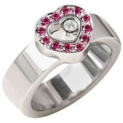 Chopard Ruby Happy Diamonds Ring