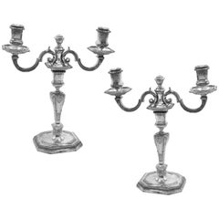 Antique Lapparra French Candelabras