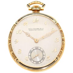 Patek Philippe Yellow Gold Vintage High Grade Manual Pocket Watch