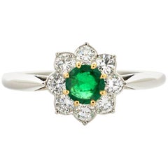 Cartier  Emerald Diamond Ring