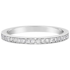 Lizunova White Gold Pave Set Diamond Eternity Ring; Made to Order
