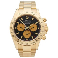 Rolex Yellow Gold Daytona Automatic Wristwatch Ref 116528