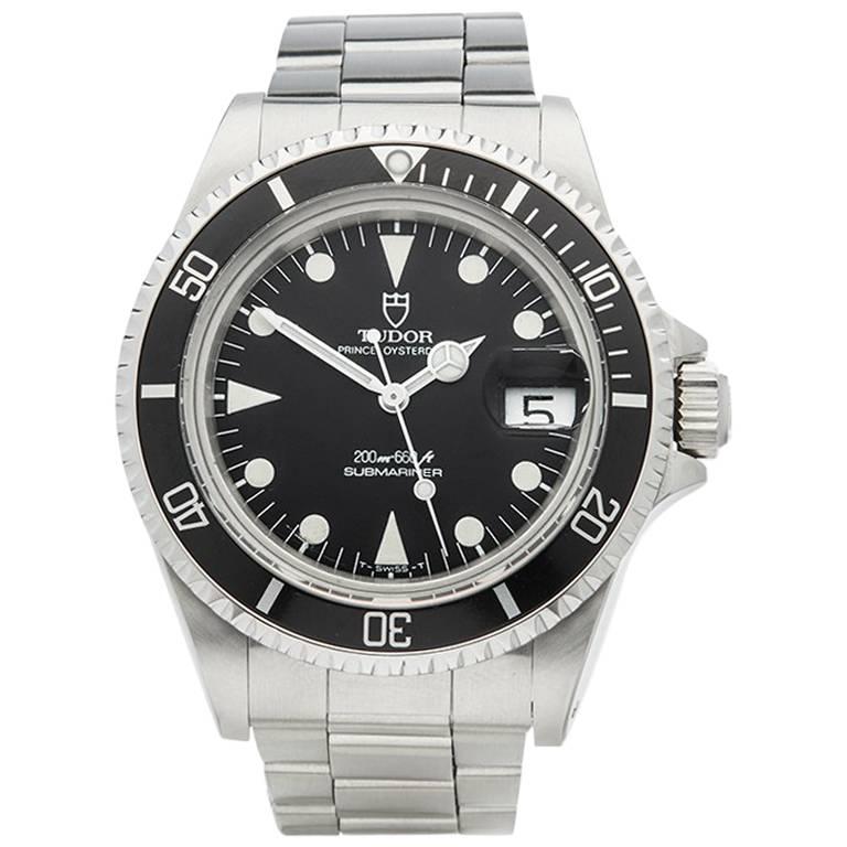 Tudor Prince Stainless Steel Submariner Date Automatic Wristwatch, 1994