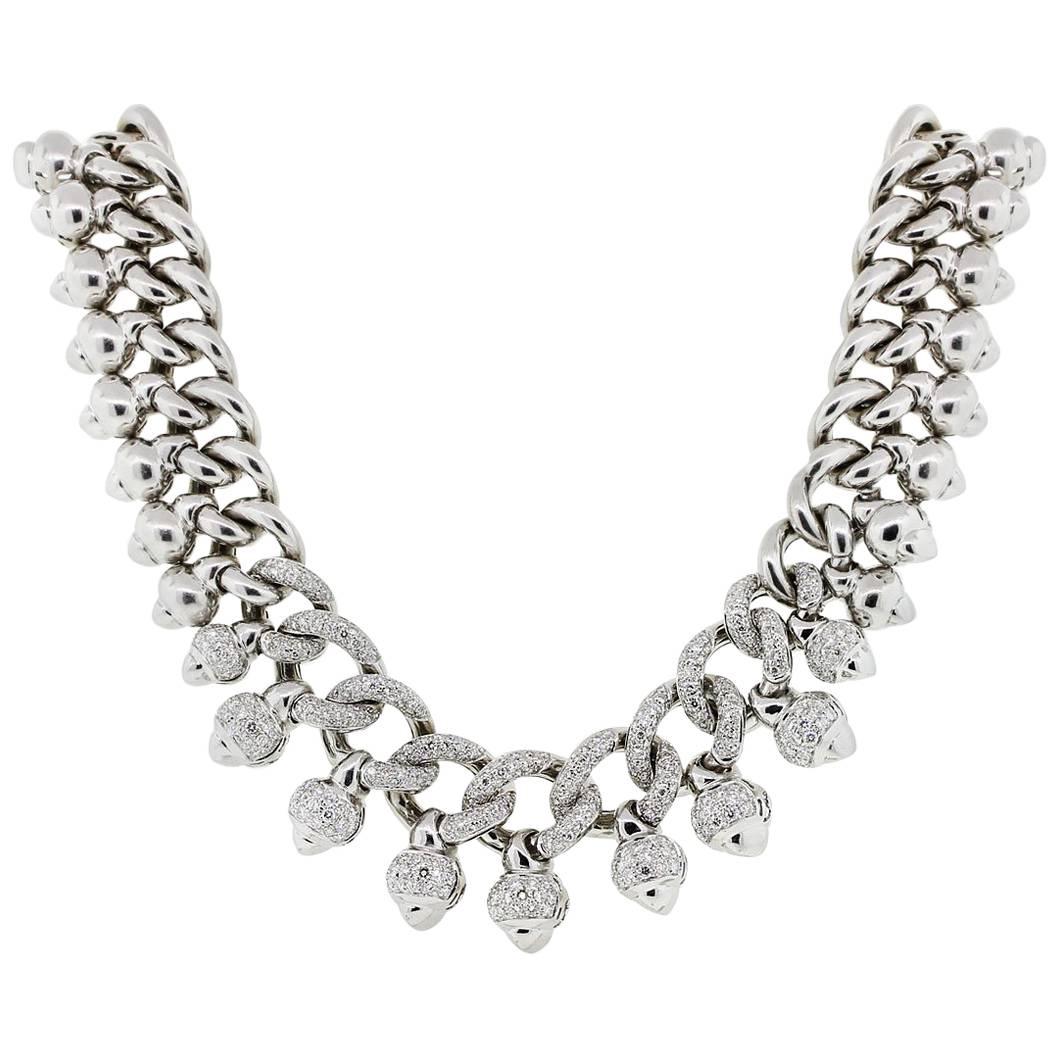 Pave Diamond Collar Necklace