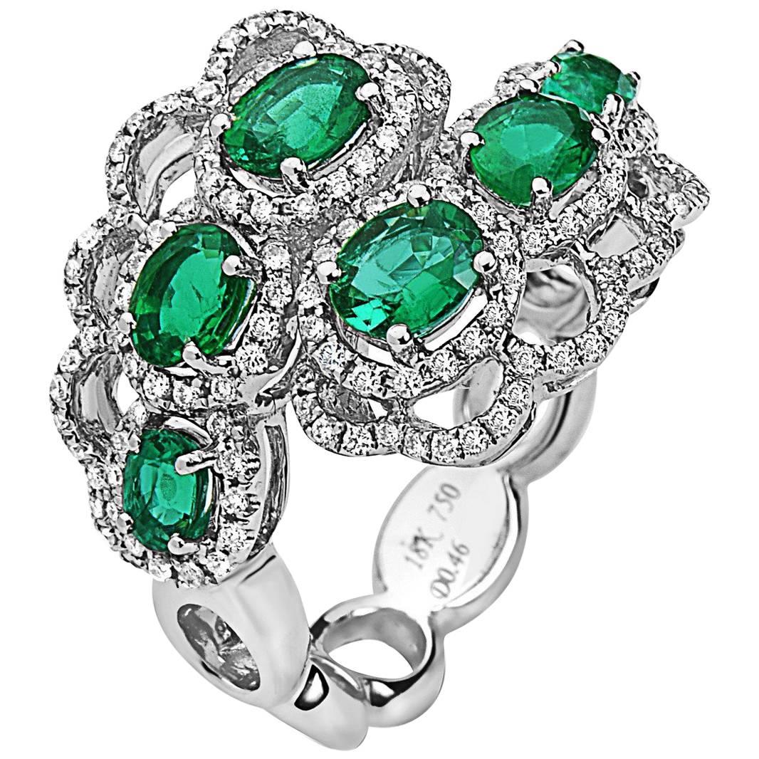 Emilio Jewelry Emerald Ring