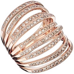 Charline Pavé Diamond Ring Designed by Valerie Danenberg