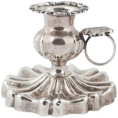 Rare Russian Silver Chamberstick, St. Petersburg, 1844