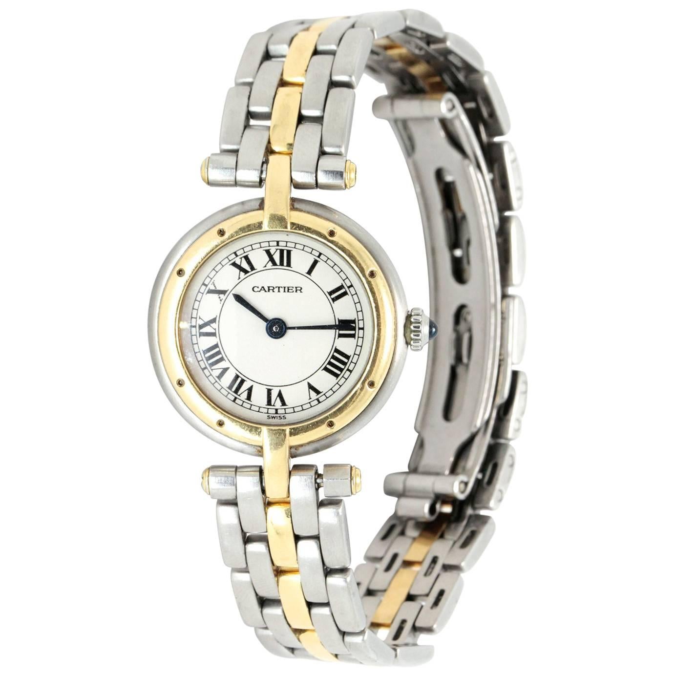 Cartier Ladies Stainless Steel Panthere Vendome French quartz Wristwatch