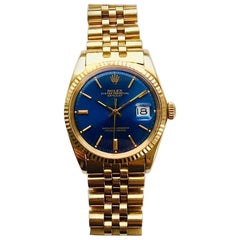 Rolex Yellow Gold Oyster Perpetual Datejust Automatic Wristwatch, 1970s