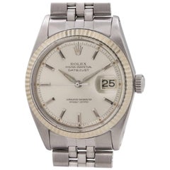 Rolex Stainless Steel Datejust  self winding Wristwatch Ref 1601, circa 1962