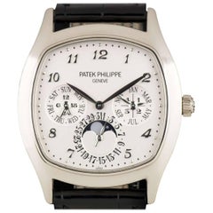 Patek Philippe White Gold Perpetual Calendar Moonphase automatic Wristwatch