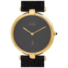 Cartier Ladies Vermeil Vendome Tank quartz wristwatch, circa 1990s