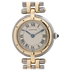Cartier Ladies Yellow Gold Stainless Steel Vendome Panther quartz Wristwatch
