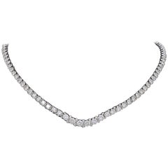 5.75 Carat Diamond Tennis Necklace