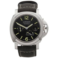 Used Panerai Stainless Steel Luminor Power Reserve Automatic Wristwatch Ref PAM1090