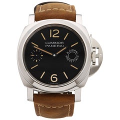 Panerai Stainless Steel Luminor 8 Day Power Reserve Automatic Wristwatch