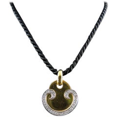 Oj Perrin Pendant, Gold and Diamonds