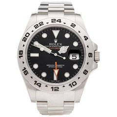 Rolex Stainless Steel Explorer ii Automatic Wristwatch Ref 216570