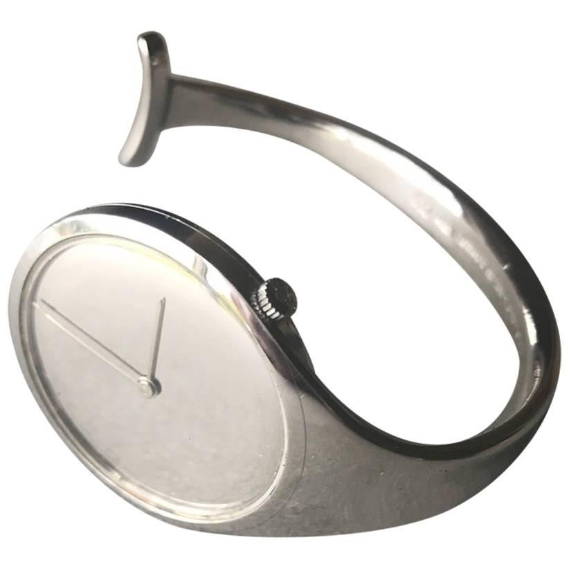 Georg Jensen stainless steel Vivianna No. 226 Wristwatch For Sale
