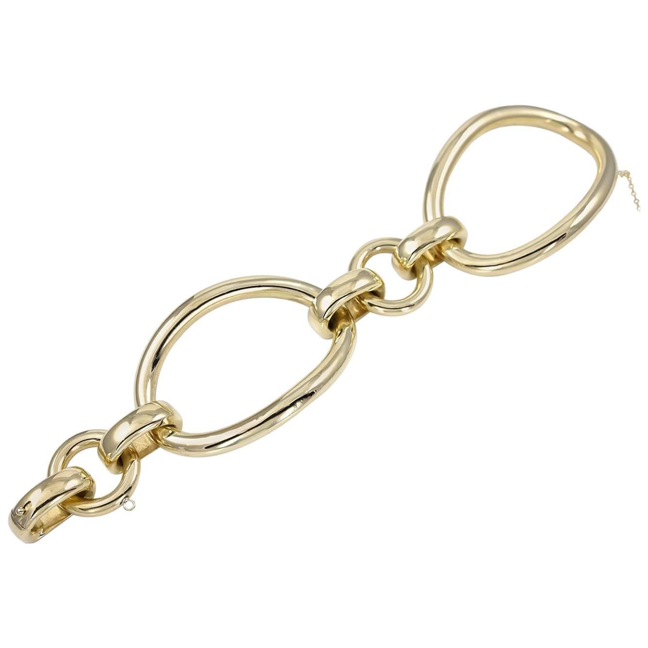 Huge Link Gold Bracelet