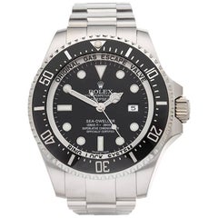 Used Rolex Stainless Steel Sea Dweller Deepsea Automatic Wristwatch Ref 116660, 2017