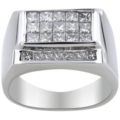WGI White Gold Men's Diamond Ring