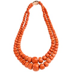 Coral Necklace, Sicily, Mid-19th Century