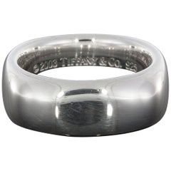 Tiffany & Co. Silver Square Cushion Band Ring