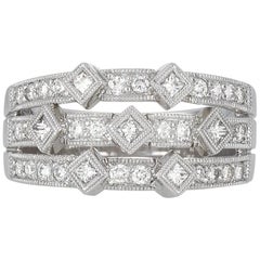 Platinum and Diamond Ring