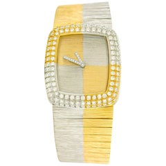 Paul Binder One-of-a-Kind Diamond Set Gold Wristwatch