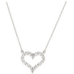 Tiffany & Co.  Diamond Heart Necklace