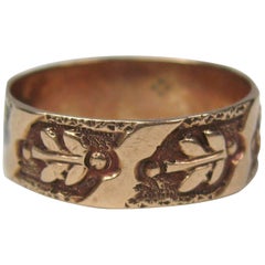 Victorian 14 Karat Gold Buckle Ring
