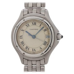 Cartier Ladies Cougar Stainless Steel Quartz Wristwatch, circa 1980s
