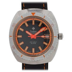 Zodiac Stainless Steel Seawolf Diver's Automatic Wristwatch, circa 1970s