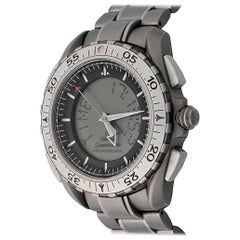 Unique Omega Titanium Speedmaster X-33 NASA Approved Quartz Wristwatch in Stock