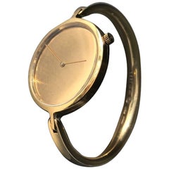 Vintage Georg Jensen by Torun Yellow Gold No. 1227 Wristwatch