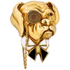 Van Cleef & Arpels Churchill Bulldog Brooch