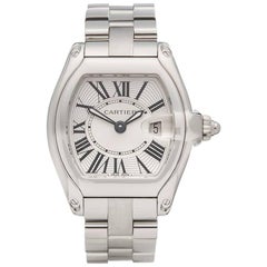 Cartier Ladies Stainless Steel Roadster Quartz Wristwatch Ref 2675, 2008