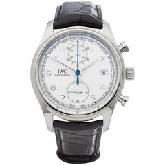 IWC Stainless Steel Portuguese Chronograph Automatic Wristwatch, 2017