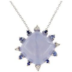 Blue Sapphire Chain Necklaces