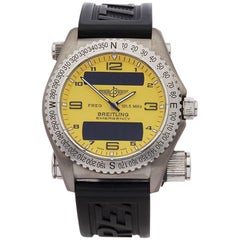 Breitling Titanium Emergency Quartz Wristwatch Ref E56321, 2001