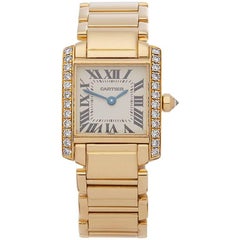 Cartier Ladies Yellow Gold Tank Francaise Quartz Wristwatch Ref 2364, 2000