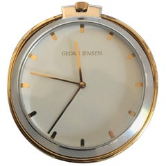 Retro Georg Jensen Sterling Silver Pocket Watch or Table Watch No. 355
