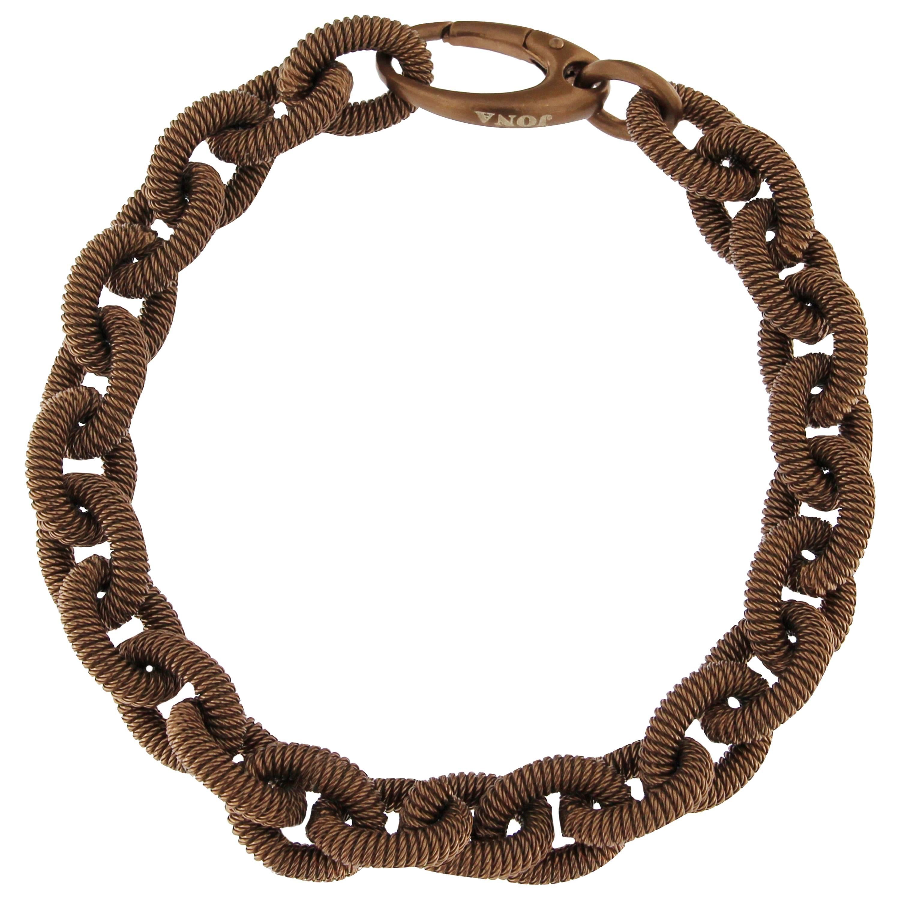 Jona Sterling Silver Link Chain Bracelet