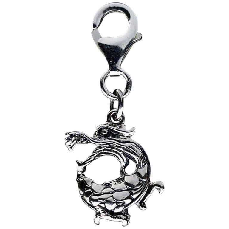 John Hardy Naga Dragon Small Sterling Silver Charm