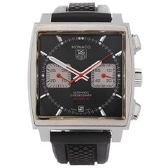 Tag Heuer Stainless Steel Monaco Chronograph Automatic Wristwatch, 2016